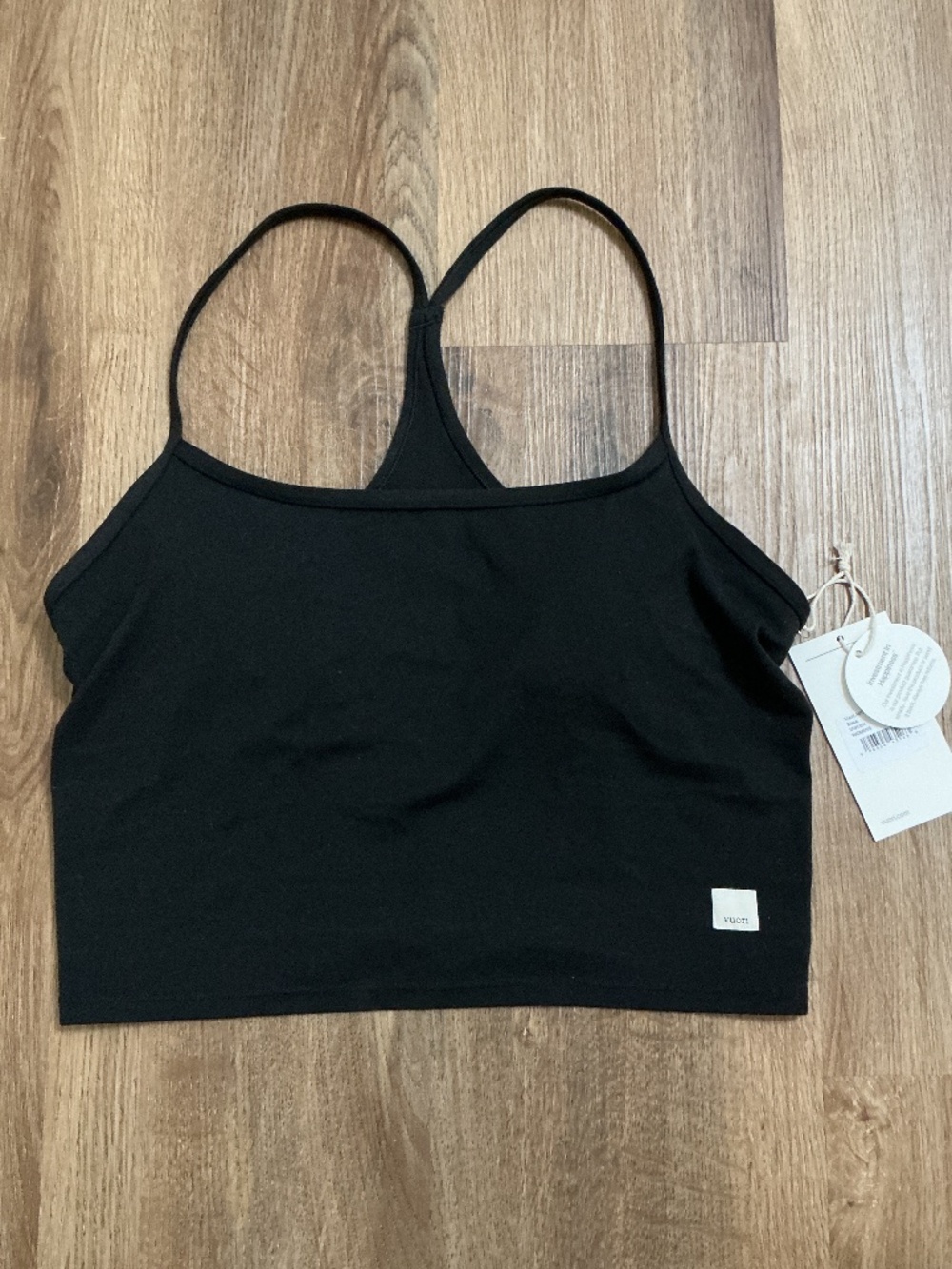Like new Vuori all the feels support tank 2.0 black size medium - Picture 1 of 2